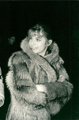 Vintage Photograph Of Natassja Kinski During The Filming Of The Movie " The
