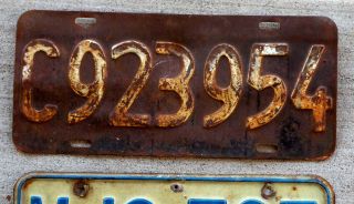 1968 Base Buenos Aires [city] Argentina License Plate