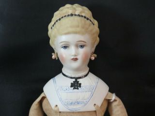 Vintage 1948 Handpainted Bisque Emma Clear Doll 2