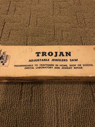 Vintage Trojan Adjustable Jewelers Saw
