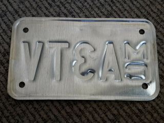 Arizona 2007 Motorcycle Old License Plate MC Grand Canyon State EMBOSSED METAL 2
