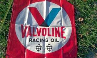 Vintage Valvoline Racing Oil Banner Square 33 " Indy