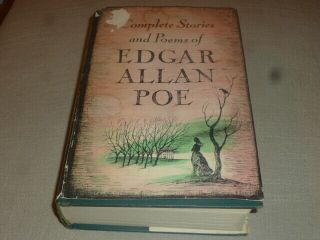 Edgar Allan Poe Complete Stories And Poems Hc Book 1966 Doubleday Hardcover Dj