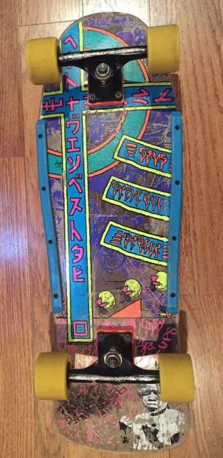 Very Rare Vintage 1987 Sims Street Steve Rocco Complete Skateboard