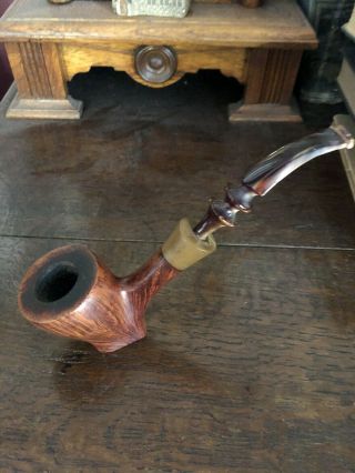 Ben Wade Pipe " Reflections " 010 Freehand Hands Made In Denmark Estate Find