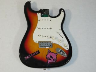 Vtg Harmony Rogue Loaded Starburst Electric Guitar Rh Body Luthier Project Part