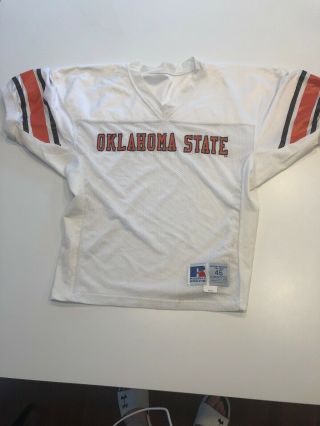 Game Worn Oklahoma State Cowboys Football Jersey Size 46
