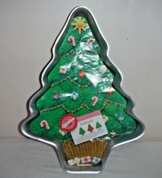 Vintage Wilton Christmas Tree Pan & Instructions 502 - 1107 Cake Mold 2105 - 425