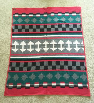 Vtg Antique J Capps Sons Indian Shoshone Trade Wool Blanket Not Cayuse Pendleton