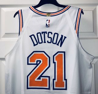 Damyean Dotson York Knicks 2019 Game Nba Statement Jersey (msg - Steiner)