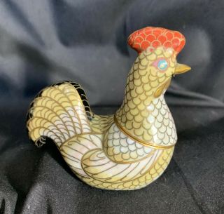 Vintage Cloisonne Chicken and Egg - Which Came First?? 2