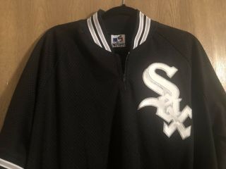 Frank Thomas 1990 ' s Chicago White Sox Game - Used/Worn Majestic BP Warm - Up Jersey 2