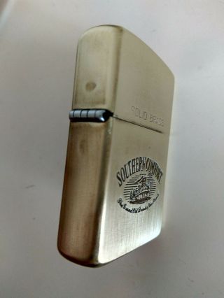 SOUTHERN COMFORT SOLID BRASS ZIPPO ANNIVERSARY 1932 - 1990 3