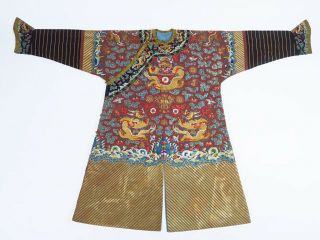 A Small Chinese Silk Dragon Robe