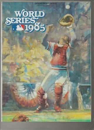 1985 World Series Program - Kansas City Royals Vs St Louis Cardinals