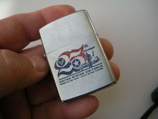 Rare Vintage 1972 Zippo Lighter Military 25th Anniversary Us Air Force
