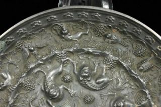 Chinese ancient style copper mirror with wonderful relief work 3