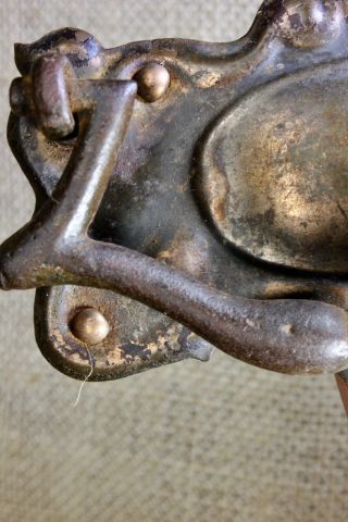 old Drawer handle bail drop pull copper color 3 5/8” antique rustic vintage 3