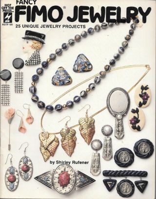 Fancy Fimo Jewelry Jewellery Making Book 25 Unique Projects Vintage 1992 Pb Vguc