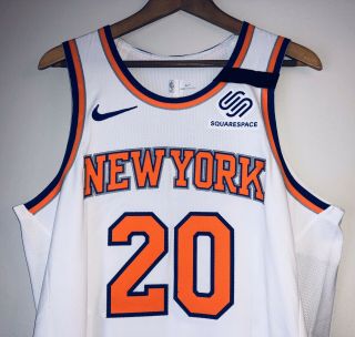 Kevin Knox 20 York Knicks 2019 Game Worn Nba Jersey (msg - Steiner Loa)