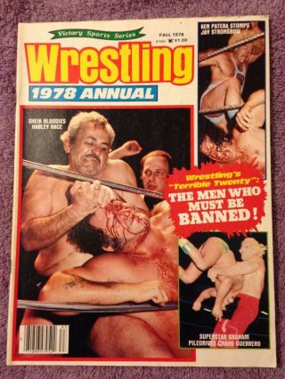 Wrestling Annual Fall 1978 - Victory Sports Series,  Sheik Bloodies Harley Race