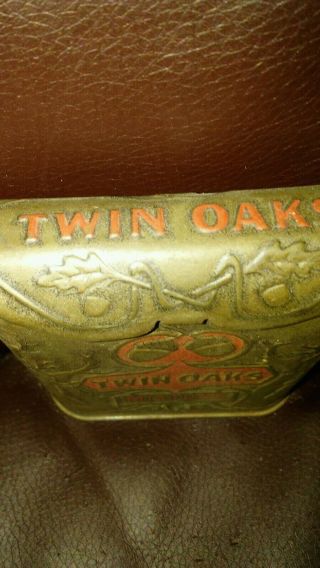Vintage Twin Oaks Tobacco Tin Mixture Antique Tin 2