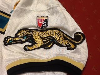 1995 game,  game worn Jacksonville Jaguars jersey,  85,  RICH GRIFFITH 3