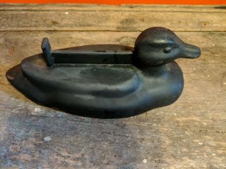 Vintage Cast Iron Duck Boot Scraper