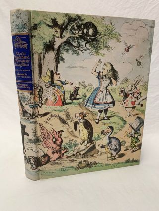 Alice In Wonderland Vintage Book And Through The Looking Glass Illustrated