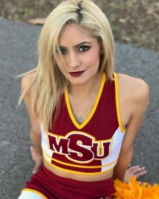Midwestern State Mustangs College Cheerleaders 8x10 Photo Print 05136041019