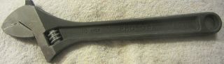 Proto 710 S Black Oxide Vintage 10 " Adjustable Wrench Usa Tool,  Thick Industrial