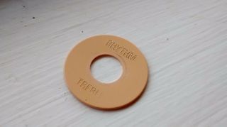 1960s - 70s Gibson Les Paul Switch Plate Ring Poker Chip Part 4 Project Luthier