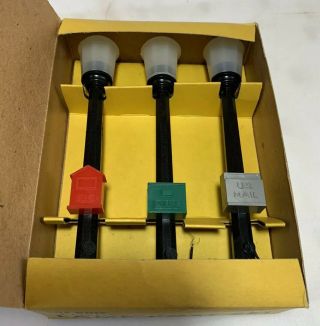1950’s Vintage Marx Toys Lighted Boulevard Lamp Post Set Complete Box
