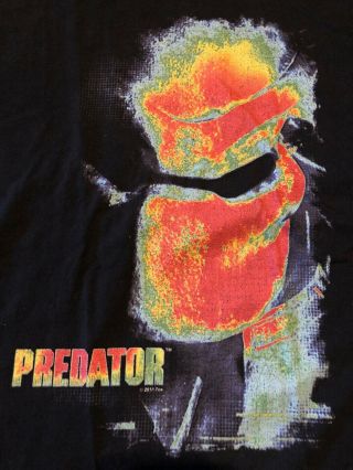 Rare Vintage 2014 Predator 80s Movie Poster Promo Shirt Sci Fi Horror