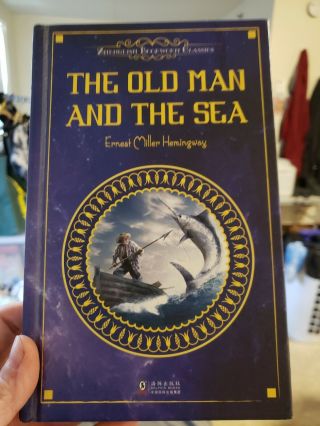 The Old Man And The Sea Ernest Hemingway Esl Book Mandarin,  English As 2nd.