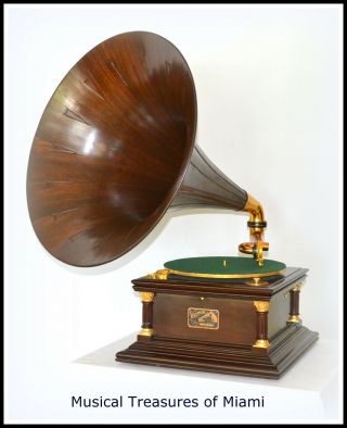 Antique Victor Vi Phonograph With Horn,  Bonus - We Ship Worldwide