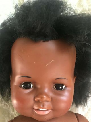 1972 - 1973 Ideal Chrissy African American Black Baby Doll 23 Inches Grow Hair 3