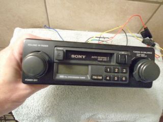 Sony Exr - 200 Am/fm Cassette Car Stereo Deck Player Vintage