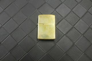 Zippo Lighter 1932 - 1989 Vintage Solid Brass Great Cond