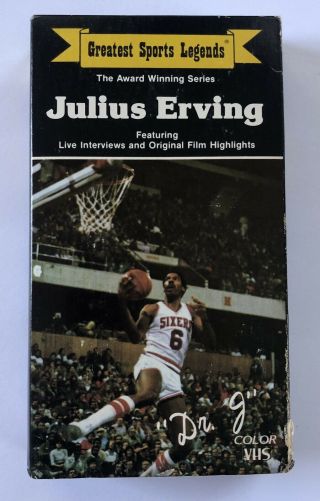 Julius Erving Greatest Sports Legends Vhs