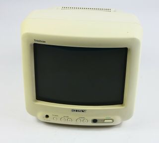 Sony Trinitron Kv - 9pt40 9 - Inch Vintage Color Television Retro Gaming
