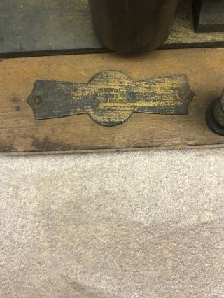 Antique JH Bunnell Telegraph Key & Sounder 2
