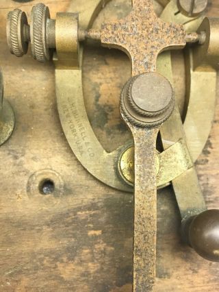 Antique JH Bunnell Telegraph Key & Sounder 3