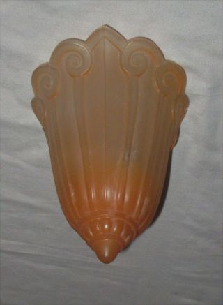One Antique Slip Shade For Chandelier Or Sconce Ceiling Light Fixture 1930 