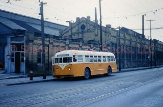 Johnstown Traction Jtc Electric Trolley Coach 710 Slide Tram Moxham