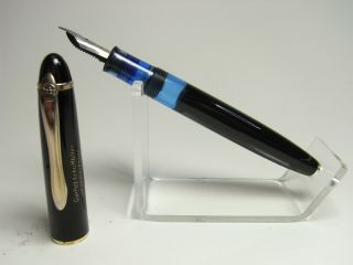 Vintage 1950´s German Geha Pistonfiller Fountain Pen Semi Flex Fk Nib