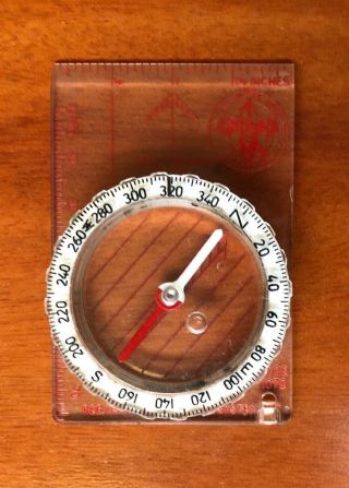 Vintage Boy Scouts Of America Compass - Silva System - Type 1070 Made In Sweden
