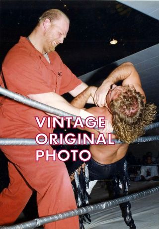 Vintage Wrestling Photo (5 X 7) Nailz 009 Wwe Awa Nwa Wcw