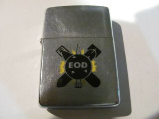 Vintage 1964 Vietnam Era Town And Country ? Zippo Lighter Eod Near