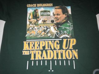Vtg Green Bay Packers Mike Holmgren Nfl T - Shirt Adult Xl